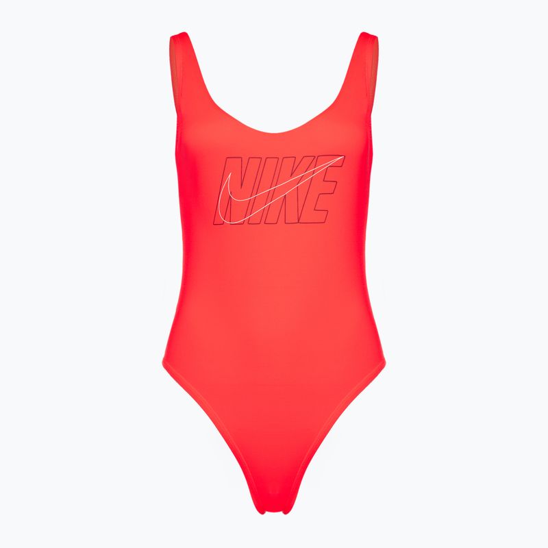 Costume intero Nike Multi Logo Bright Crimson da donna