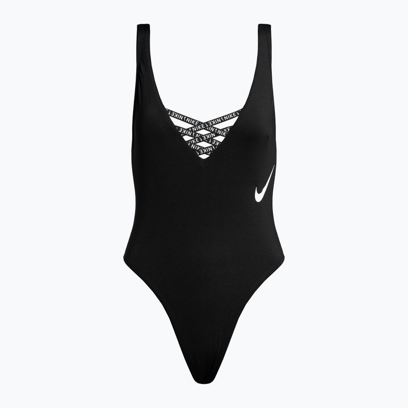 Nike Sneakerkini U-Back costume intero donna nero