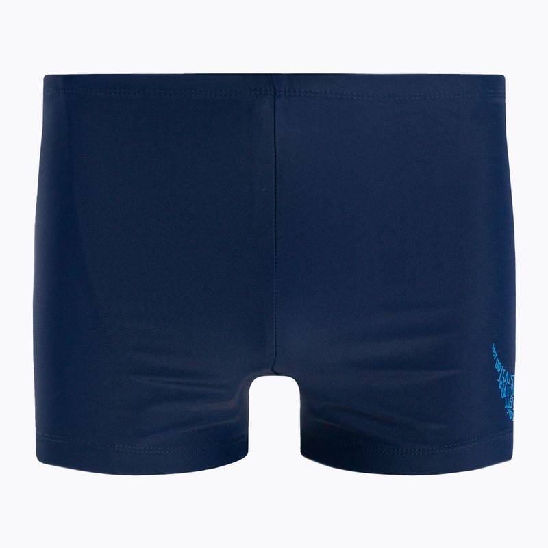 Uomo Nike Just Do It Swoosh Square Leg boxer da bagno mezzanotte marina