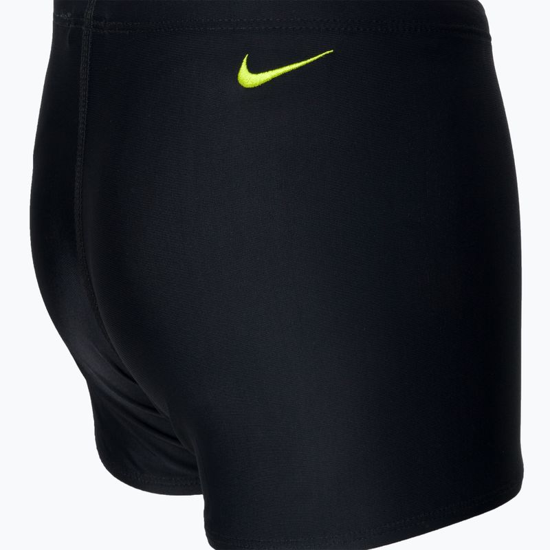 Nike Just Do It Swoosh Aquashort pantaloncini da bagno da bambino nero 3