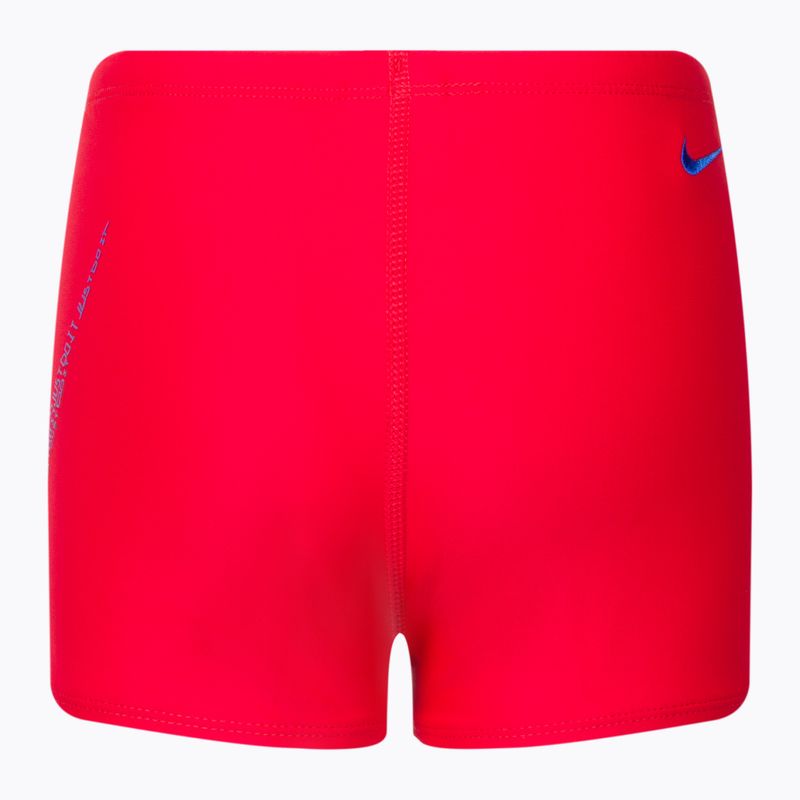 Nike Just Do It Swoosh Aquashort - boxer da nuoto per bambini - rosso università 2