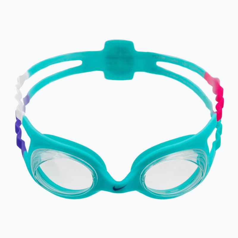 Occhialini da nuoto Nike Easy Fit lavaggio verde acqua per bambini 2