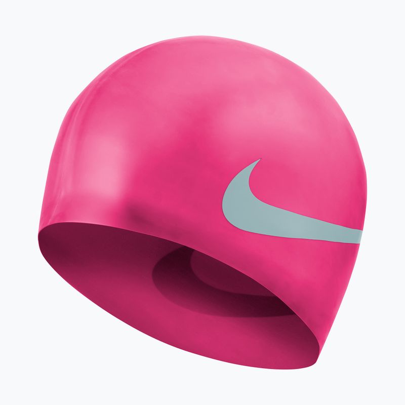 Berretto da bagno Nike Big Swoosh rosa prime 2