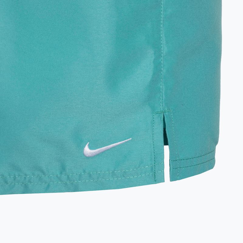 Pantaloncini da bagno Nike Essential 5" Volley da uomo, lavaggio verde acqua 4