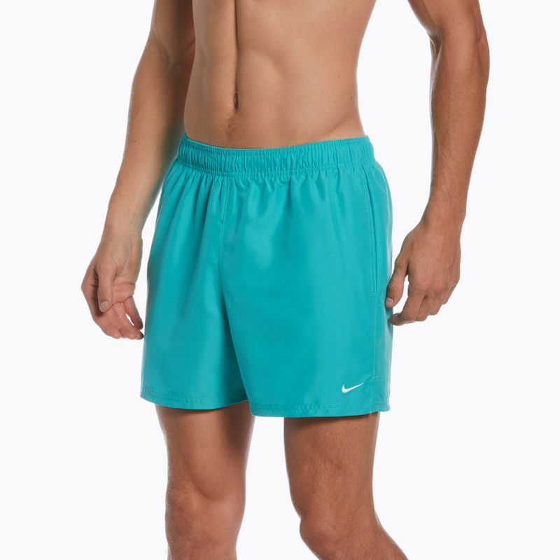 Pantaloncini da bagno Nike Essential 5" Volley da uomo, lavaggio verde acqua 5
