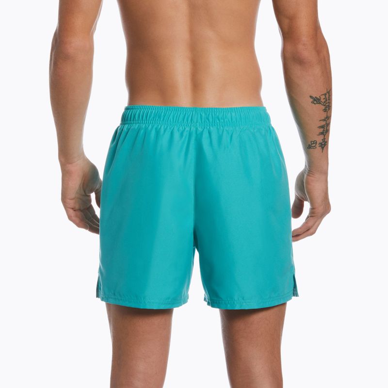 Pantaloncini da bagno Nike Essential 5" Volley da uomo, lavaggio verde acqua 6