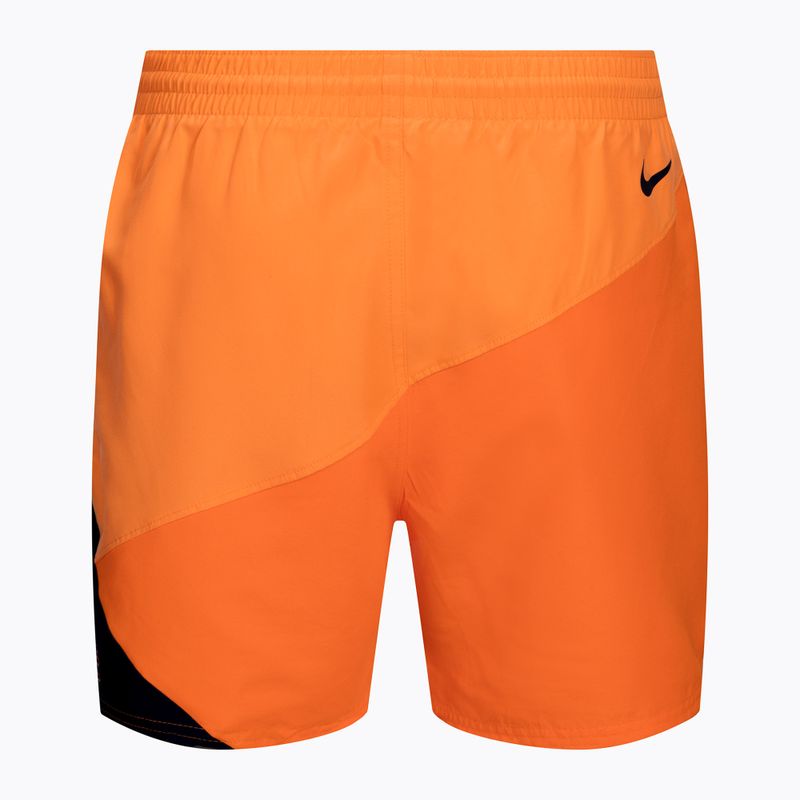 Pantaloncini da bagno Nike Logo 5" Volley da uomo, mezzanotte marina 5