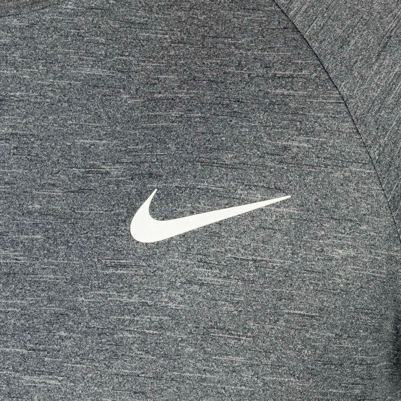Maglietta da allenamento da uomo Nike Heather nero NESSB658 5