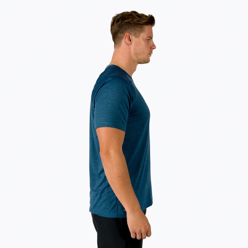 Maglietta da allenamento da uomo Nike Heather dk marina blue 4