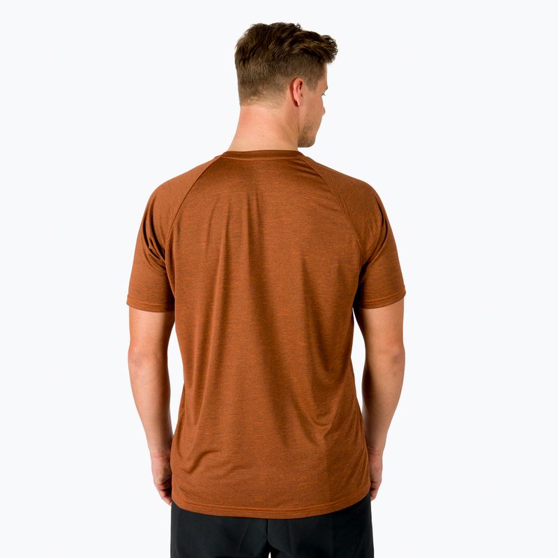 Maglietta da allenamento da uomo Nike Heather rush orange 2