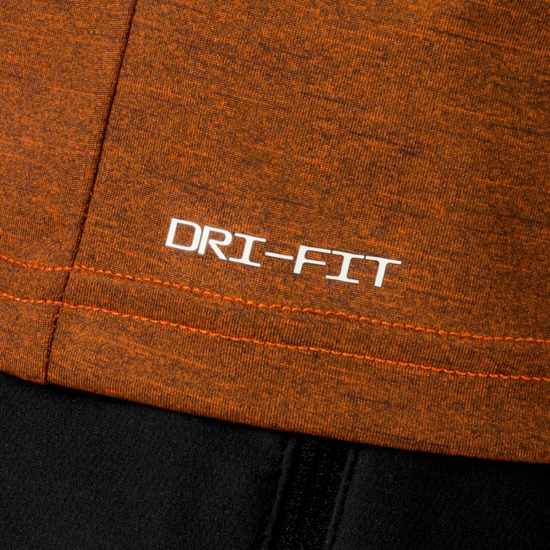 Maglietta da allenamento da uomo Nike Heather rush orange 6
