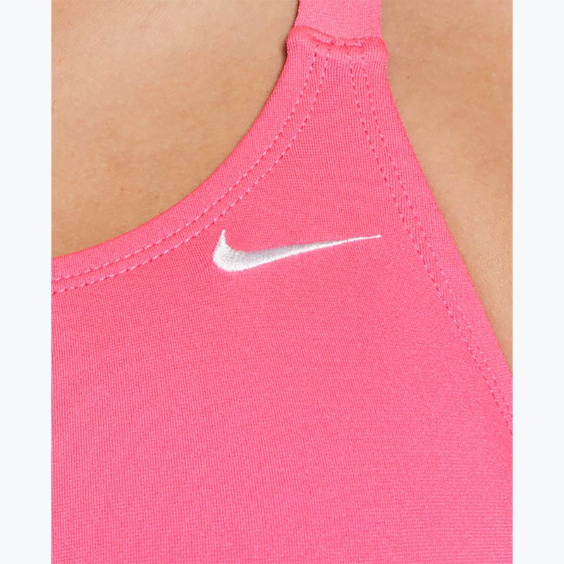 Costume intero Nike Hydrastrong Solid Fastback donna rosa intenso 4