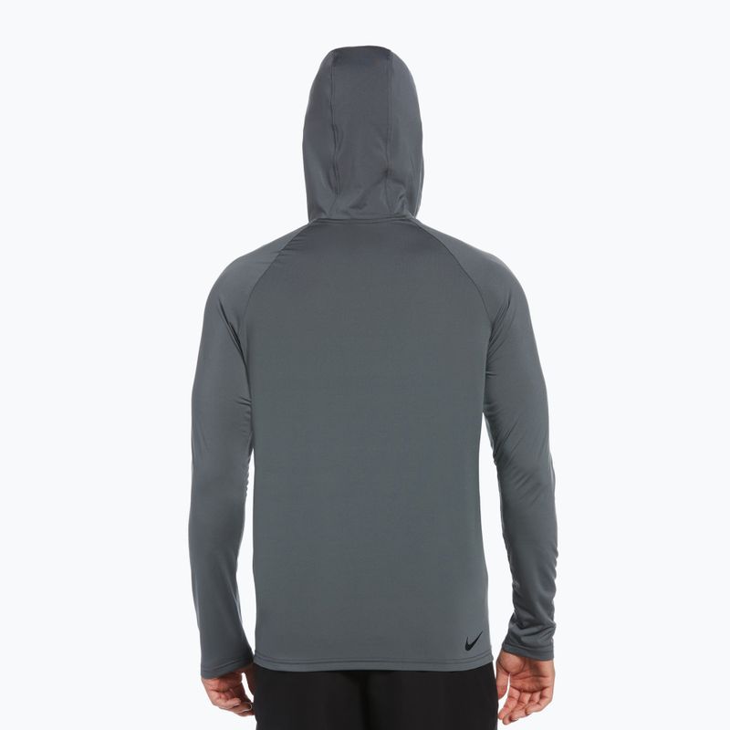 Felpa Nike Outline Logo uomo grigio ferro 9