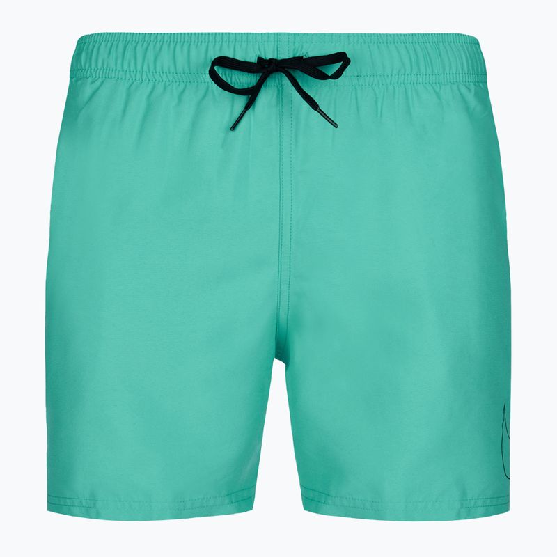 Pantaloncini da bagno Nike Swoosh Break 5" Volley da uomo, lavaggio verde acqua