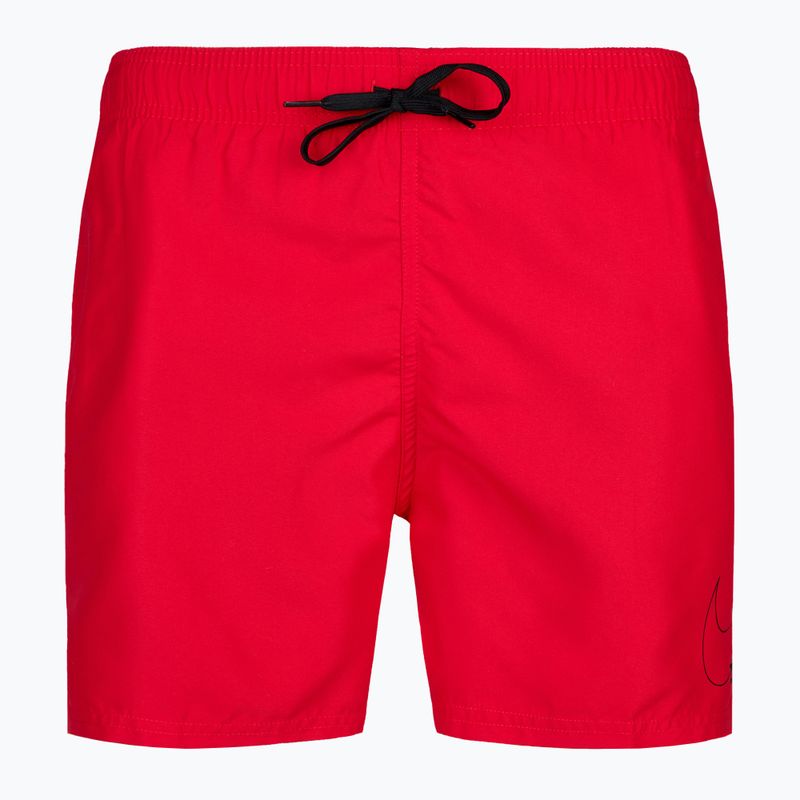 Pantaloncini da bagno Nike Swoosh Break 5" Volley da uomo rosso università