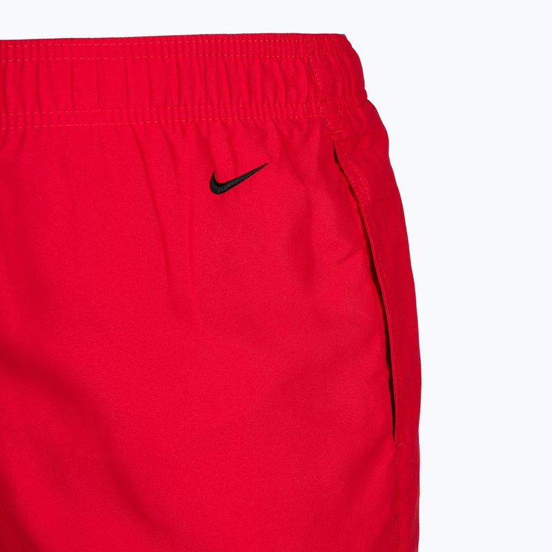 Pantaloncini da bagno Nike Swoosh Break 5" Volley da uomo rosso università 4