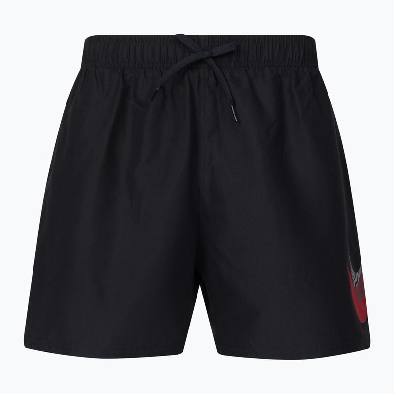 Pantaloncini da bagno Nike Liquify Swoosh 5" Volley Uomo, nero