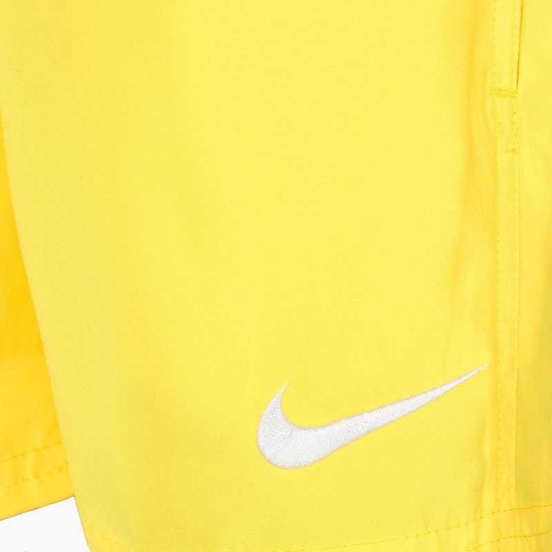 Pantaloncini da bagno da bambino Nike Essential 4" Volley yellow strike 3