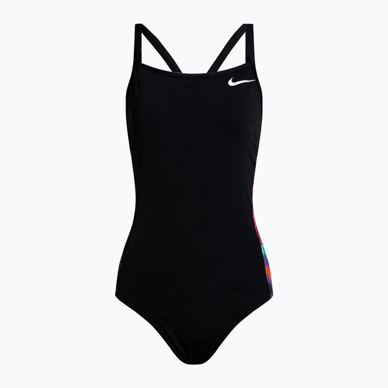 Costume intero da donna Nike Multiple Print Racerback Splice One nero