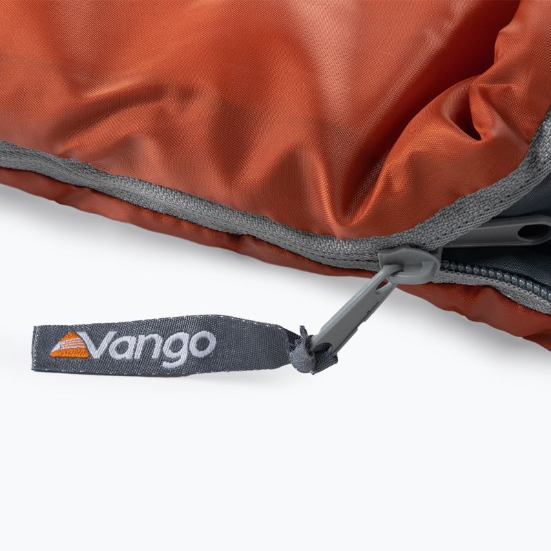 Sacco a pelo Vango Atlas 250 arancione bruciato 7