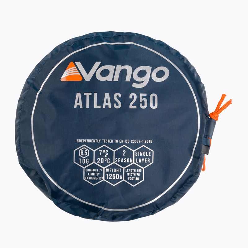 Sacco a pelo Vango Atlas 250 blu inchiostro 6