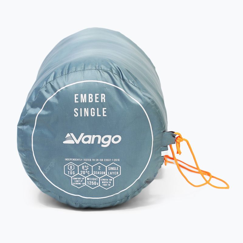 Sacco a pelo Vango Ember Single verde minerale 8