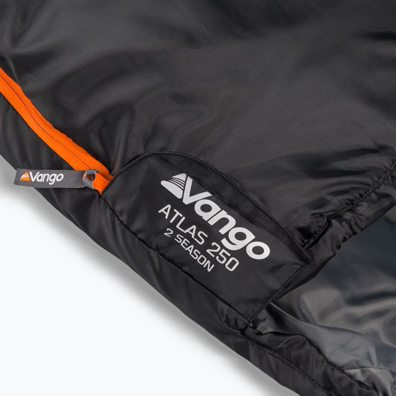 Sacco a pelo Vango Atlas 250 nero/arancio 5