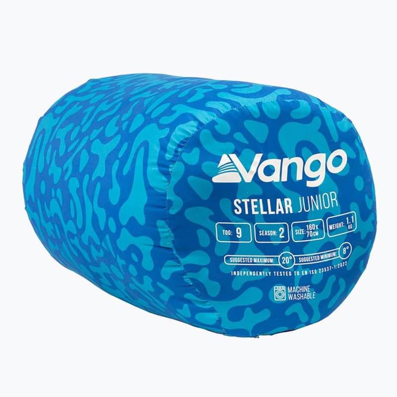Sacco a pelo per bambini Vango Stellar Junior blu atlantico 4