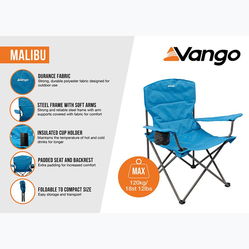 Sedia da trekking Vango Malibu cobalto 7