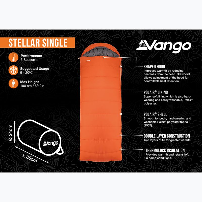 Sacco a pelo Vango Stellar Single harissa 9