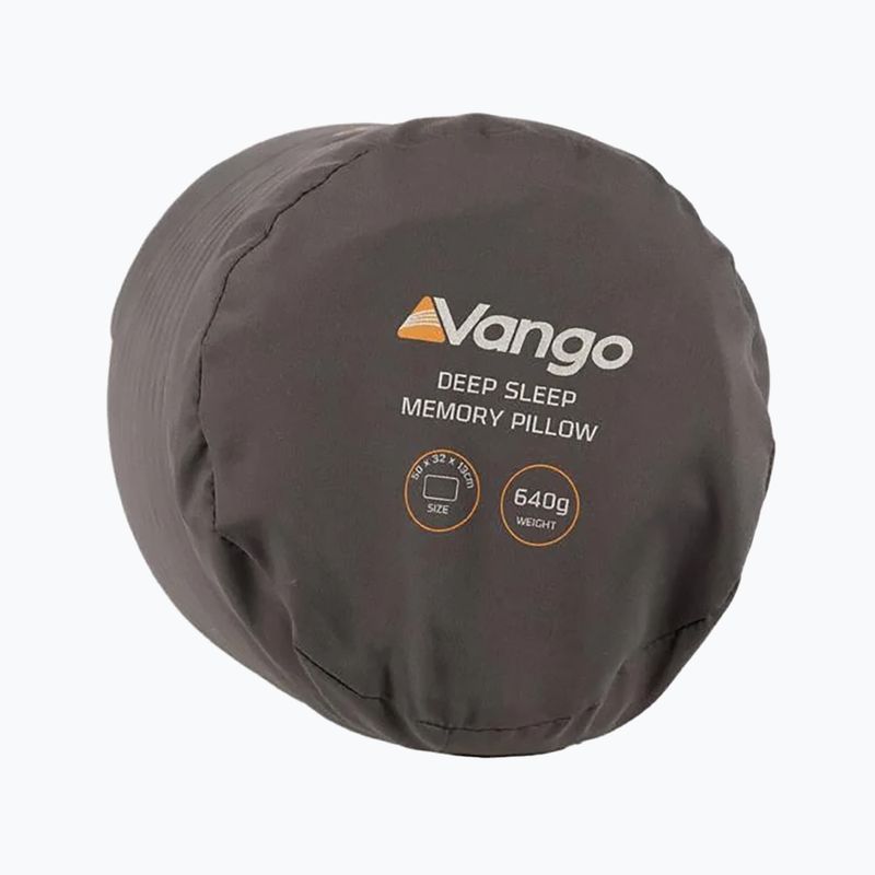 Cuscino da viaggio Vango Deep Sleep Memory shadow grey 4