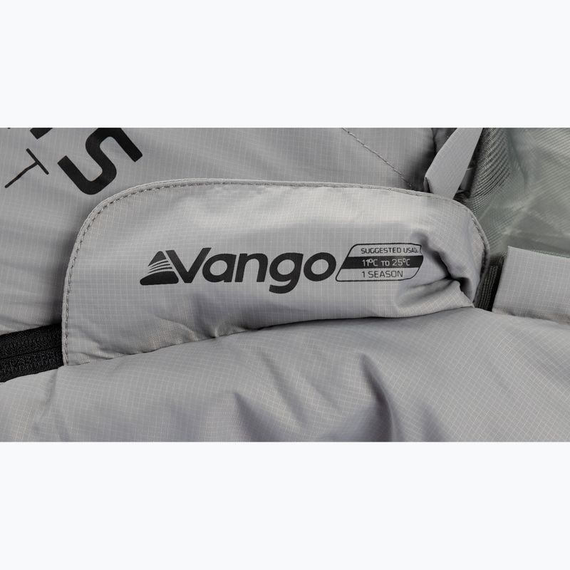 Sacco a pelo Vango Mantis Planet in flanella grigia 10