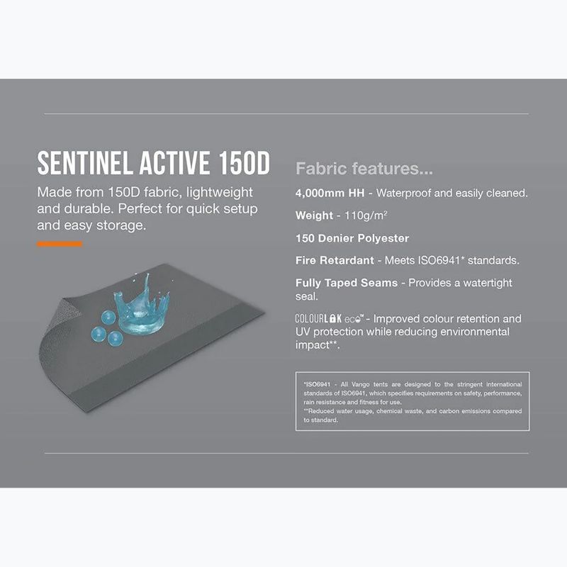 Veranda per auto Vango AirHub II Low cloud grey 13