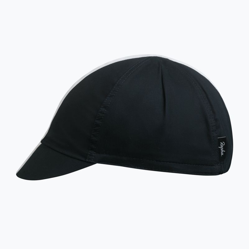 Cappellino da ciclismo con visiera Rapha Cap II black/white 5