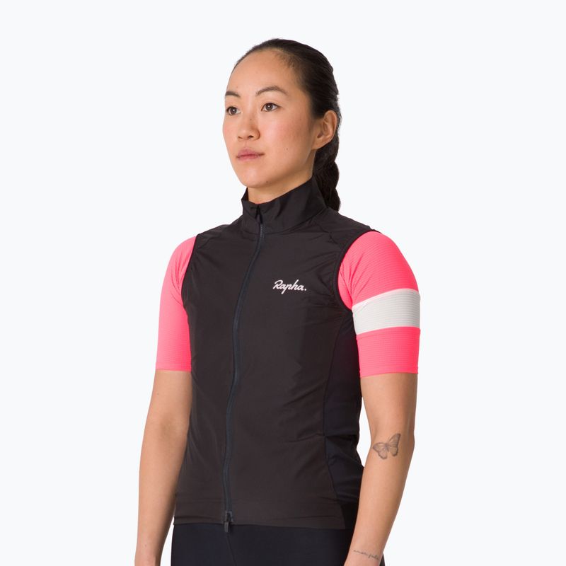 Gilet da ciclismo da donna Rapha Core Gilet black/white 2