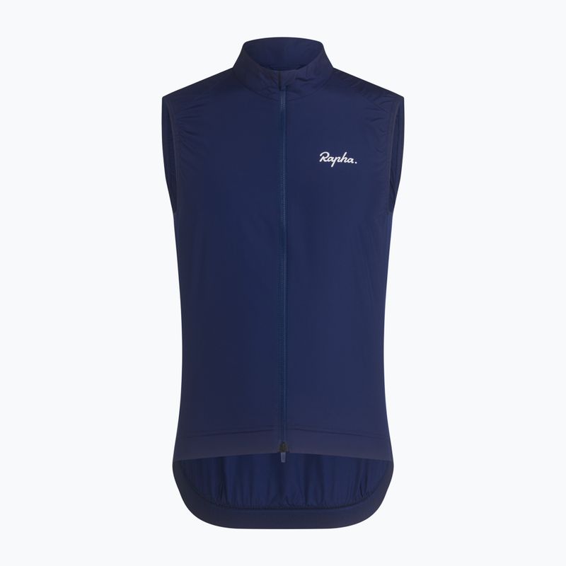 Gilet da ciclismo uomo Rapha Core Gilet Navy/White 5