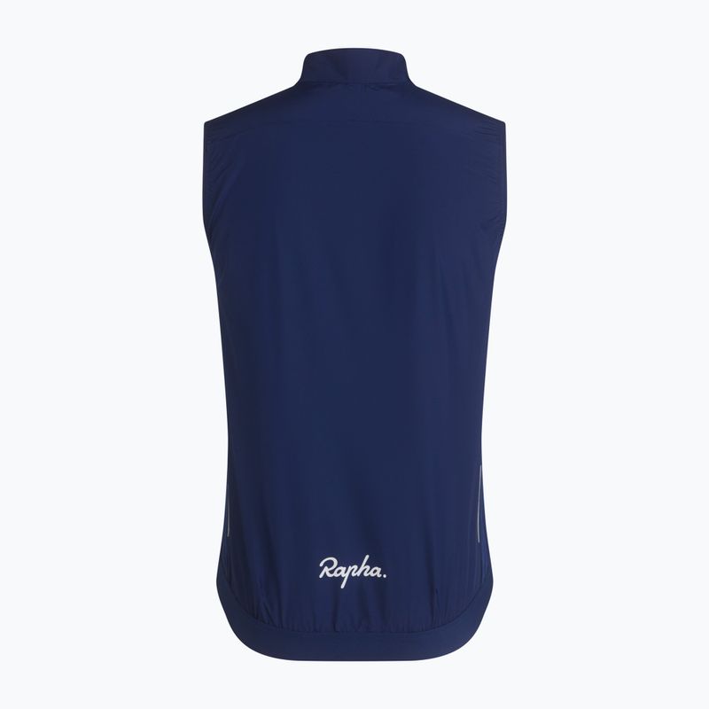 Gilet da ciclismo uomo Rapha Core Gilet Navy/White 6
