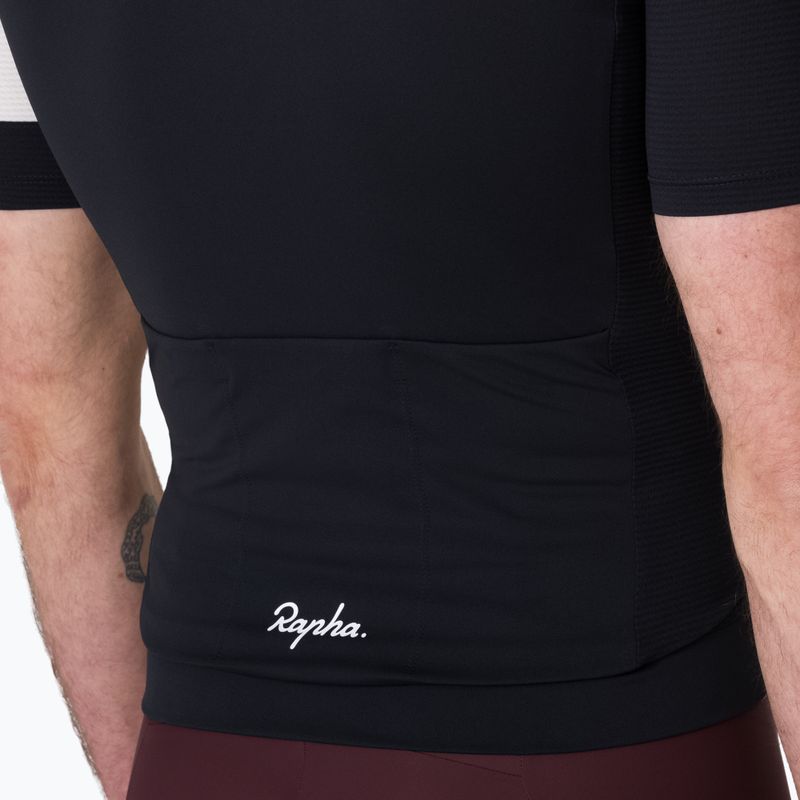Maglia da ciclismo uomo Rapha Core Lightweight Jersey black/white 4