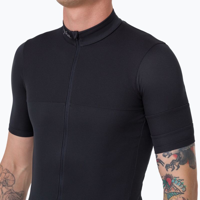 Maglia da ciclismo uomo Rapha Brevet Element Jersey black/dark grey 3