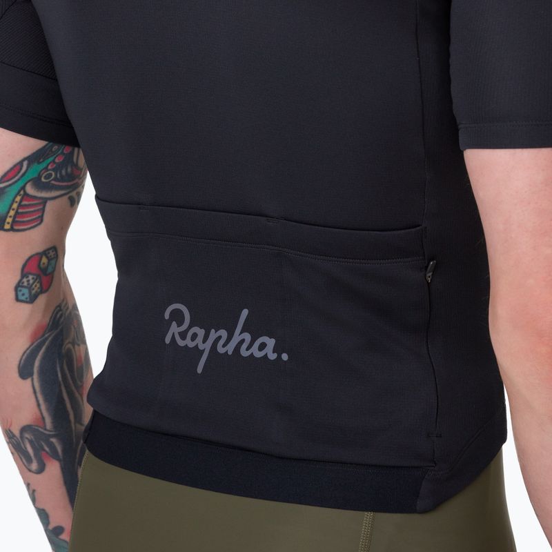Maglia da ciclismo uomo Rapha Brevet Element Jersey black/dark grey 4
