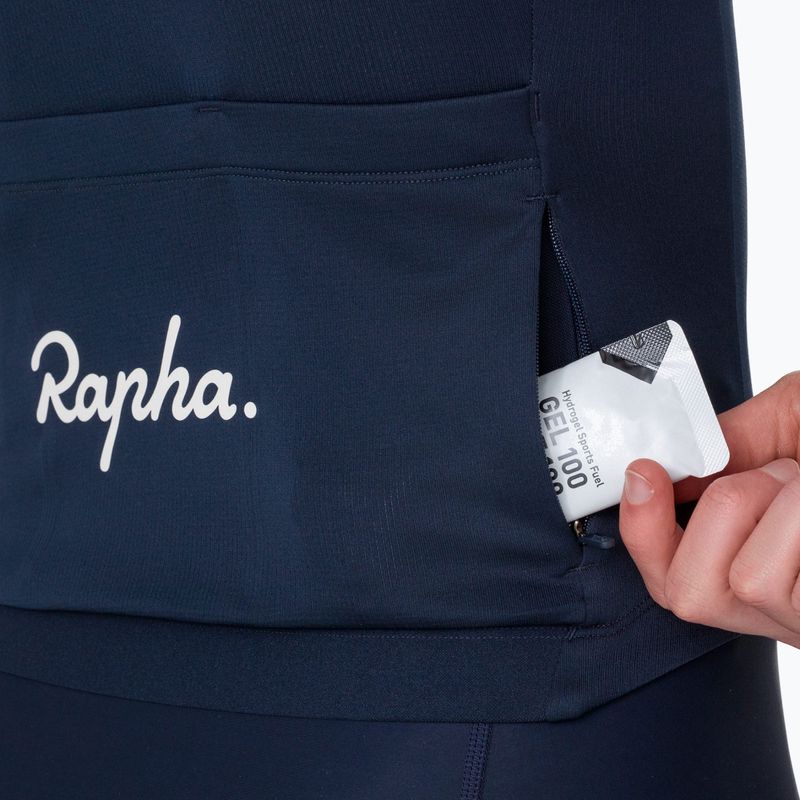 Maglia da ciclismo uomo Rapha Brevet Element Jersey dark navy/white 4
