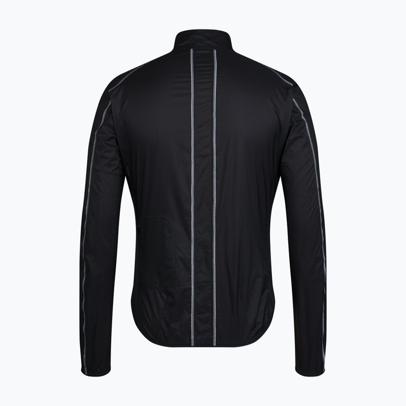 Giacca da ciclismo uomo Rapha Brevet Element Wind Jacket black/grey 6