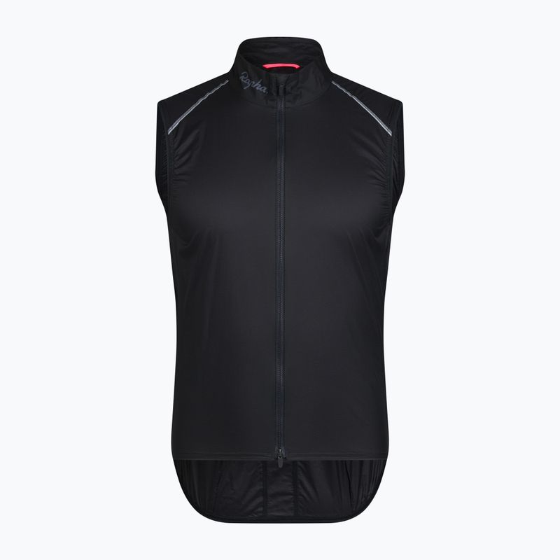 Gilet da ciclismo uomo Rapha Brevet Element Wind Gilet black/grey 5