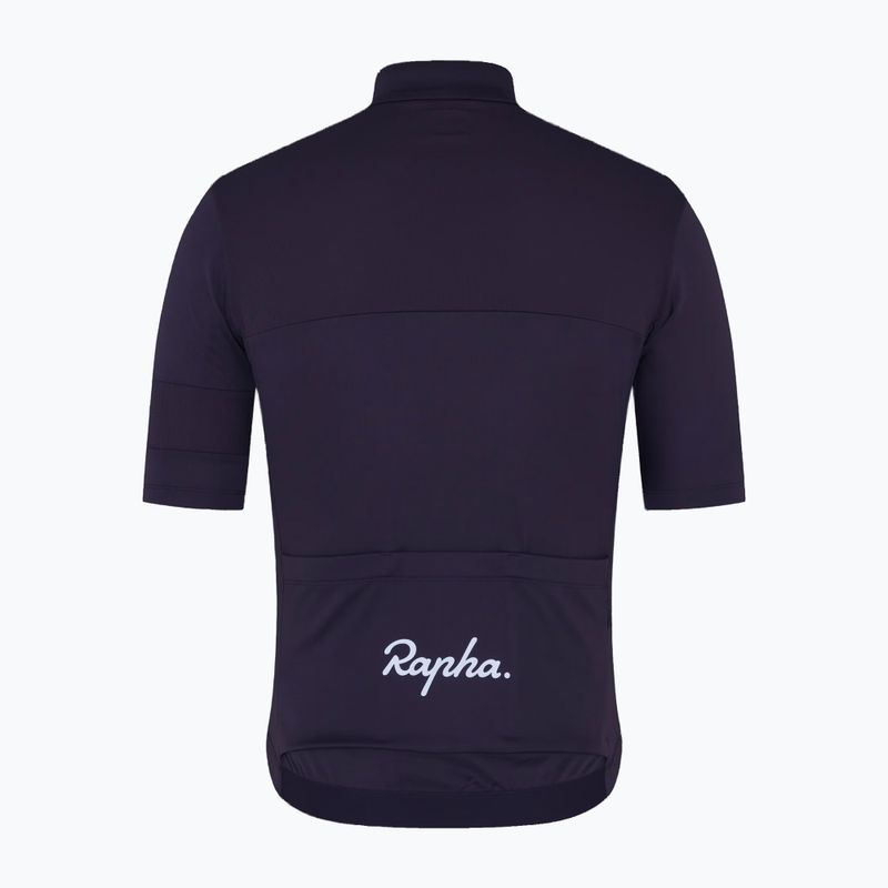 Maglia da ciclismo uomo Rapha Brevet Element Jersey dusted lilac/black 2