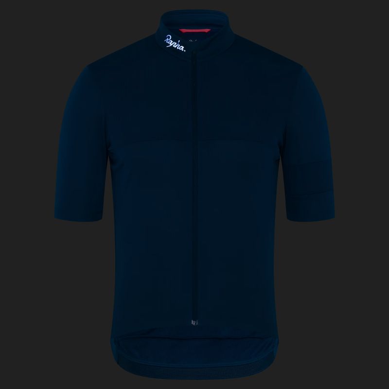 Maglia da ciclismo uomo Rapha Brevet Element Jersey jewelled blue/navy 3