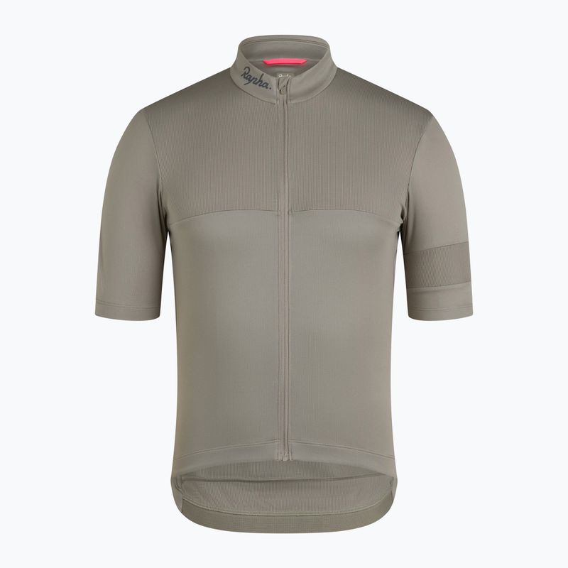 Maglia da ciclismo uomo Rapha Brevet Element Jersey khaki/black 3