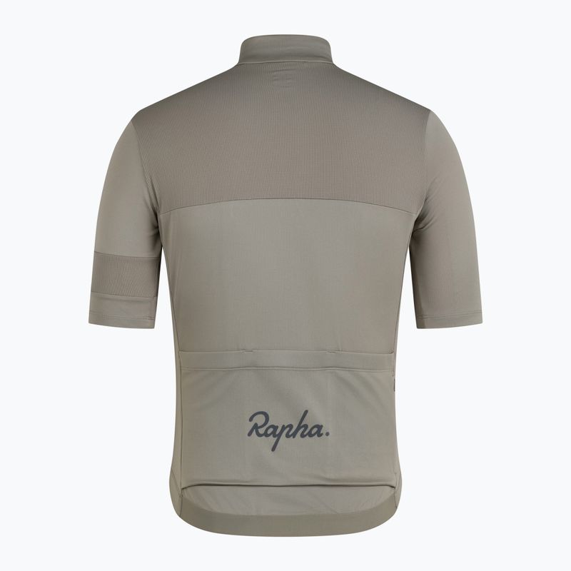 Maglia da ciclismo uomo Rapha Brevet Element Jersey khaki/black 4