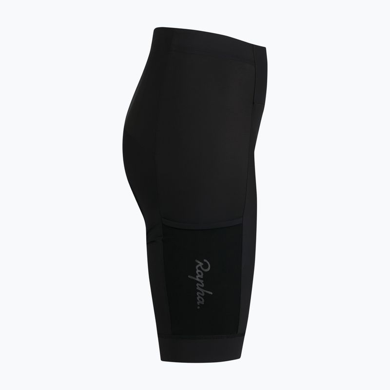 Pantaloncini da ciclismo da donna Rapha Core Cargo Shorts black/white 4