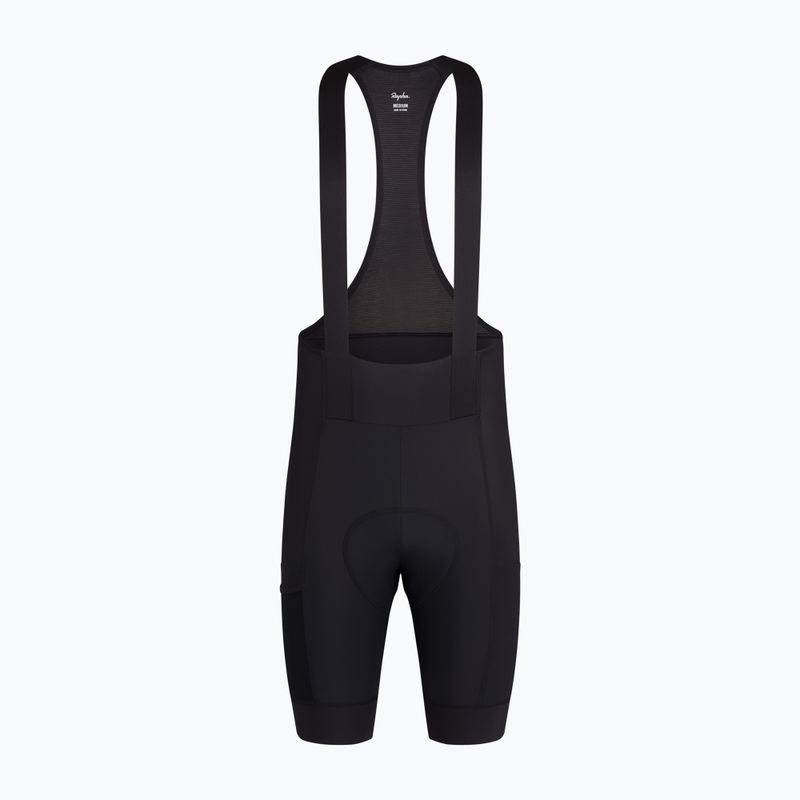 Pantaloncini da ciclismo uomo Rapha Brevet Element Cargo Bib Shorts black/black