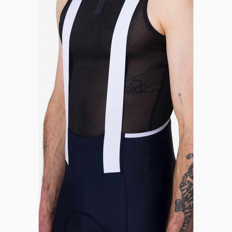 Pantaloncini da ciclismo uomo Rapha Brevet Element Cargo Bib Shorts dark navy/white 3